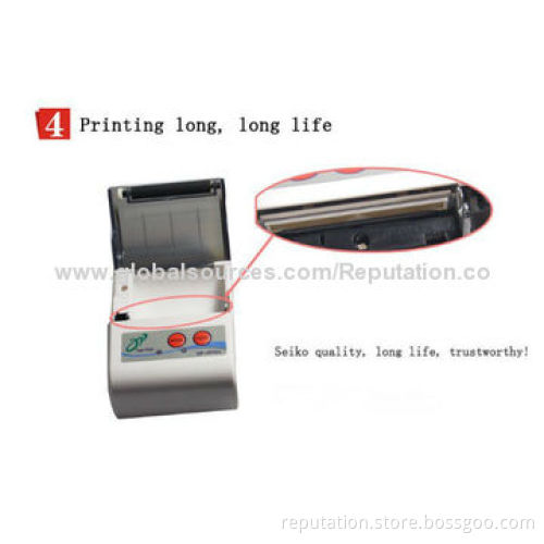 BM9000-II Mini Portable Bluetooth Thermal Printer, Easy Paper Loading, 2,000mAh Li-ion Battery
